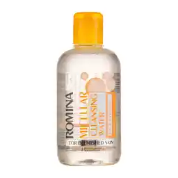 محلول پاک کننده آرایش چشم لب و صورت مناسب پوست لک دار 250 میل | رومینا