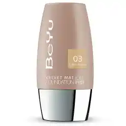 کرم پودر مات فاقد چربی بیو مدل Velvet Mat حجم مناسب پوست چرب و مختلط حجم 30 میل