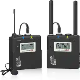 میکروفون بیسیم لنزگو LENSGO UHF LWM-338C Wireless Lavalier Microphone