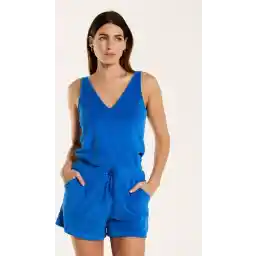 Shiwi Fiji Toweling Jumpsuit - Dames Lifestyle broek - Electric Blue