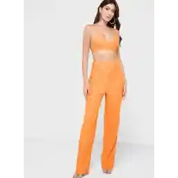 Strappy Bralette & Wide Leg Pants Set