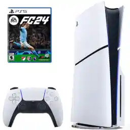 کنسول بازی سونی مدل PlayStation 5 Slim ظرفیت یک ترابایت ریجن اروپا 2016A به همراه بازی EA Sports FC 24 کنسول بازی سونی مدل PlayStation 5 Slim ظرفیت یک ترابایت ریجن اروپا 2016A به همراه بازی EA Sports FC 24