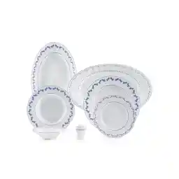 سرویس غذاخوری 29 پارچه چینی زرین ایران مدل نئوکلاسیک فرانسیس درجه 3