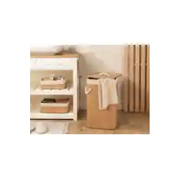 English Home Gina Bambu Çamaşır Sepeti Açık Kahve