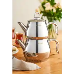 Emsan Lina Midi Çaydanlık Takımı İnox