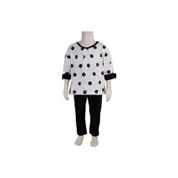 ست بلوز و شلوار نخی دخترانه آدمک مدل 1182614