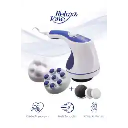 Relax Rl-060 Super Tone Çok Fonksiyonlu 5 Başlıklı Masaj Aleti Masaj Cihazı