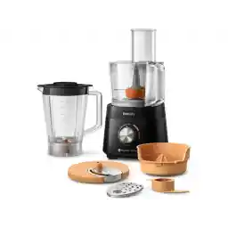 Philips Food processor 750 Watts, Black, HR7302/90