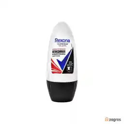 رول ضد تعریق زنانه رکسونا مدل Invisible On Black & White حجم 50 میل