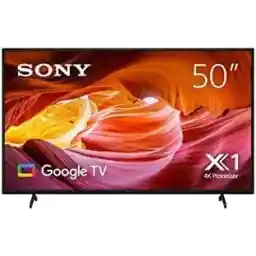 تلفزيون سوني برافيا 50 بوصة 4K، نطاق ديناميكي عالي، سمارت جوجل تي في - KD-50X75K (موديل 2022)