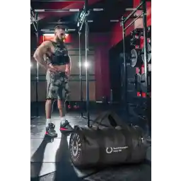 macharelbasic Unisex Medium Size Sports Travel Fitness Bag with Strap For Women And Men