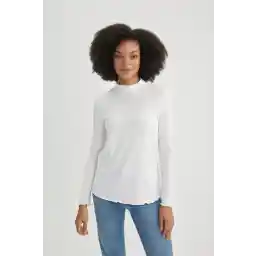 Defacto Rib Regular Fit Long Sleeve Top C1025ax23wn