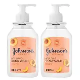 جونسون فيتا-ريتش غسول يدين منعّم بخلاصة الخوخ، لطيف 300 ملل، حزمة من 2