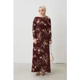MODAEFA Floral Patterned Dress