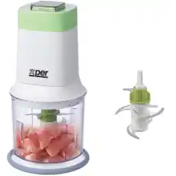 Xper Chopper, 600 Watt, 600 ML, 6 Slicers, XPFC600
