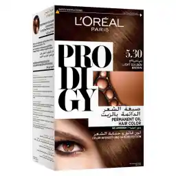 L'Oreal Paris Prodigy Ammonia-Free Permanent Oil Hair Colour 5.30 Light Golden Brown