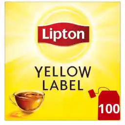 Lipton Yellow Label Black Tea Value Pack 100 Teabags