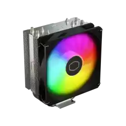 Cooler Master Hyper 212 Spectrum V3 CPU Air Cooler, ARGB Sync, 120mm PWM Fan, 4 Copper Direct Contact Heat Pipes, 152mm Tall, Brackets AMD Ryzen AM5/AM4, Intel LGA 1851/1700/1200 (RR-S4NA-17PA-R1)