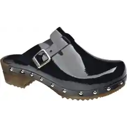 Sanita Wood-Krisla Open ZWART - Maat 39