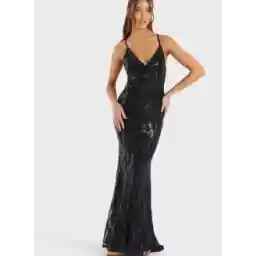 Strappy Sequin Dress