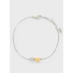 Duo Hearts Two-Tone Bracelet