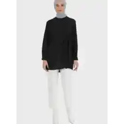 Tie Detail Tiered Tunic