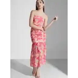 Bardot Floral Ruched Dress