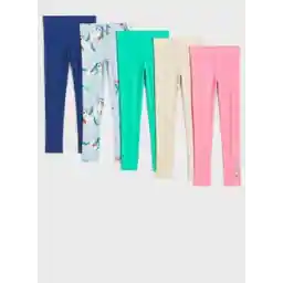 Kids 5 Pack Assorted Leggings