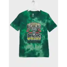 Milwaukee Bucks School Of Rock Bleach Out T-Shirt