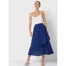 High Waist Pleated Skirt