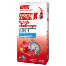 کاندوم تاخیری کدکس مدل Warm Challenger 5in1 بسته 12 عددی