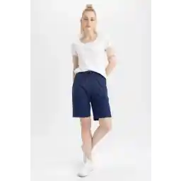 Defacto Regular Fit Basic Düz Bermuda Şort N7439AZ23SM