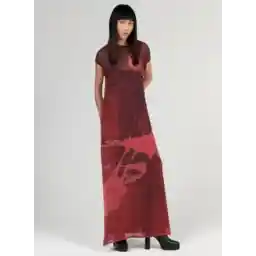 Gradient Printed Dress