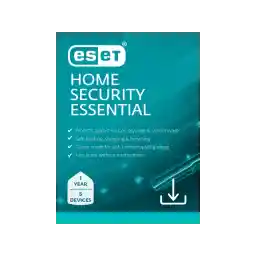 ESET Home Security Essential 2025 - 5 Devices/ 1 Year Download (Formerly ESET Internet Security)