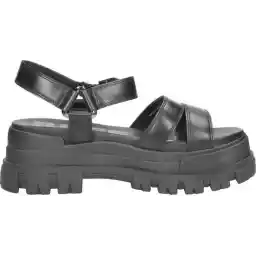 Buffalo ASPHA TS Sandal Sandalen Plat - Zwart - Maat 40