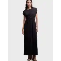 Draped Detail Tiered Dress