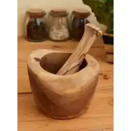 Kora Olive Wood Pestle & Mortar
