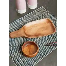 Kora Acacia Paddle Dish Wooden Serving Set