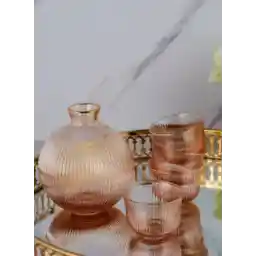 Glass Carafe & Glasses Set