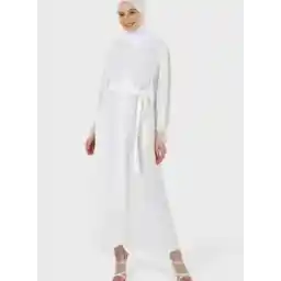 Belted Puff Sleeve Dress