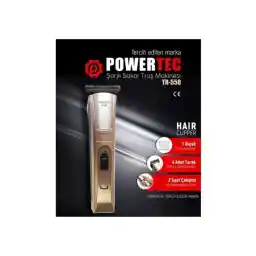 Powertec TR-558 Profesyonel Şarjlı Saç Sakal Ense Vücut Tıraş Makinesi