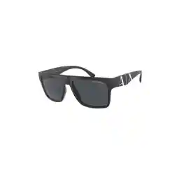 Armani Exchange 4113s 807887 55 Unisex Sunglasses Black