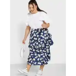 Frill Layer Detail Skirt