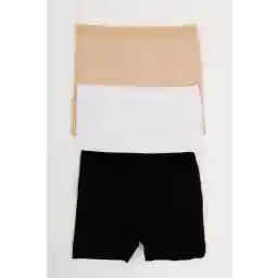 Nicoletta Kadın Lazer Kesim Dikişsiz Kadın Boxer Külot 3 Lü Paket Yüksek Bel Polyester Mıxcolor