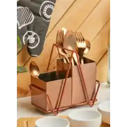 Stainless Steel 2 Compartment Cutlery Caddy