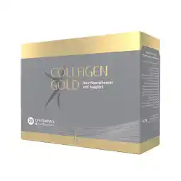 ساشه کلاژن مدل Colagen Gold مخصوص مو با طعم آلبالو بسته 20 عددی | آدریان