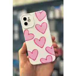 Tria Iphone 12 Uyumlu Baskılı Kamera Korumalı Soft Yumuşak Silikon Telefon Kılıfı