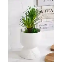 Fia White Planter