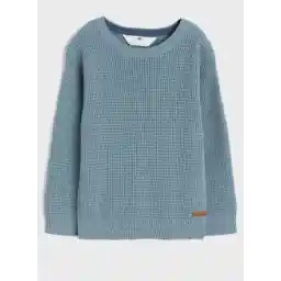 Kids Waffle Knitted Sweater