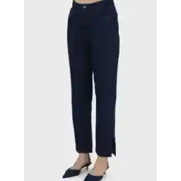 Slit Hem Denim Jeans